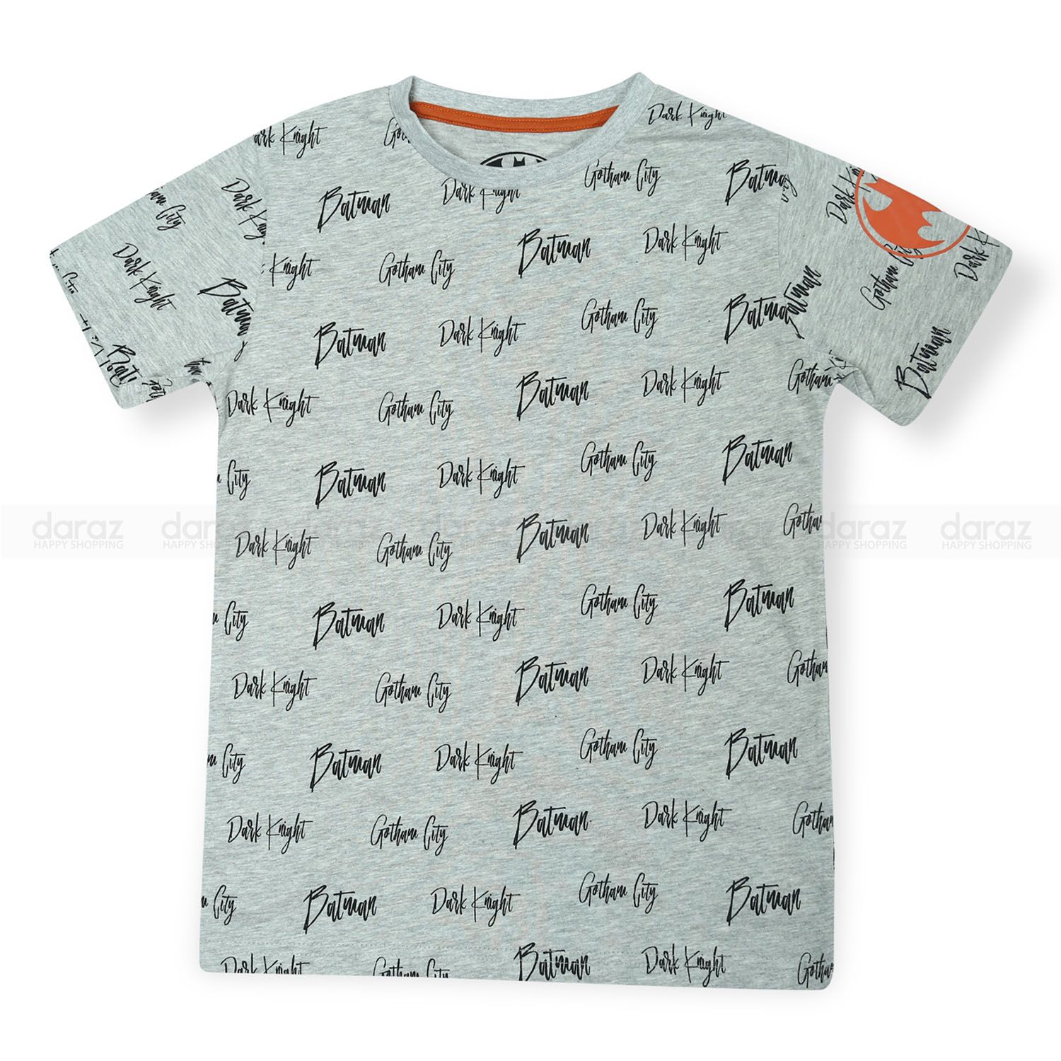 Short Sleeve Printed Cotton T-shirt for Boys