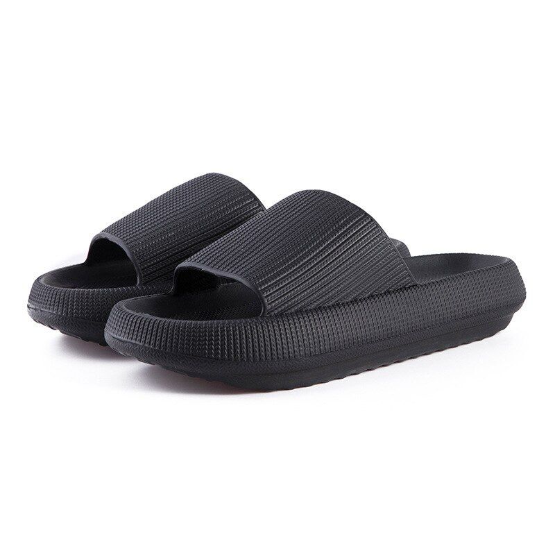 Women Summer Pillow Slides Slippers Indoor Home Bathroom Slipper Anti-slip Lovers Beach Slippers Slides Outdoor Comfy Shoes