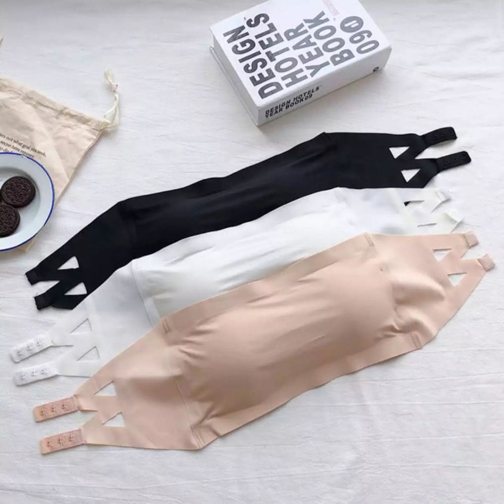 Stepless padded bra teenager bra comfortable bra soft bra padded bra - Bra - Bra - Bra For Girls - ব্রা