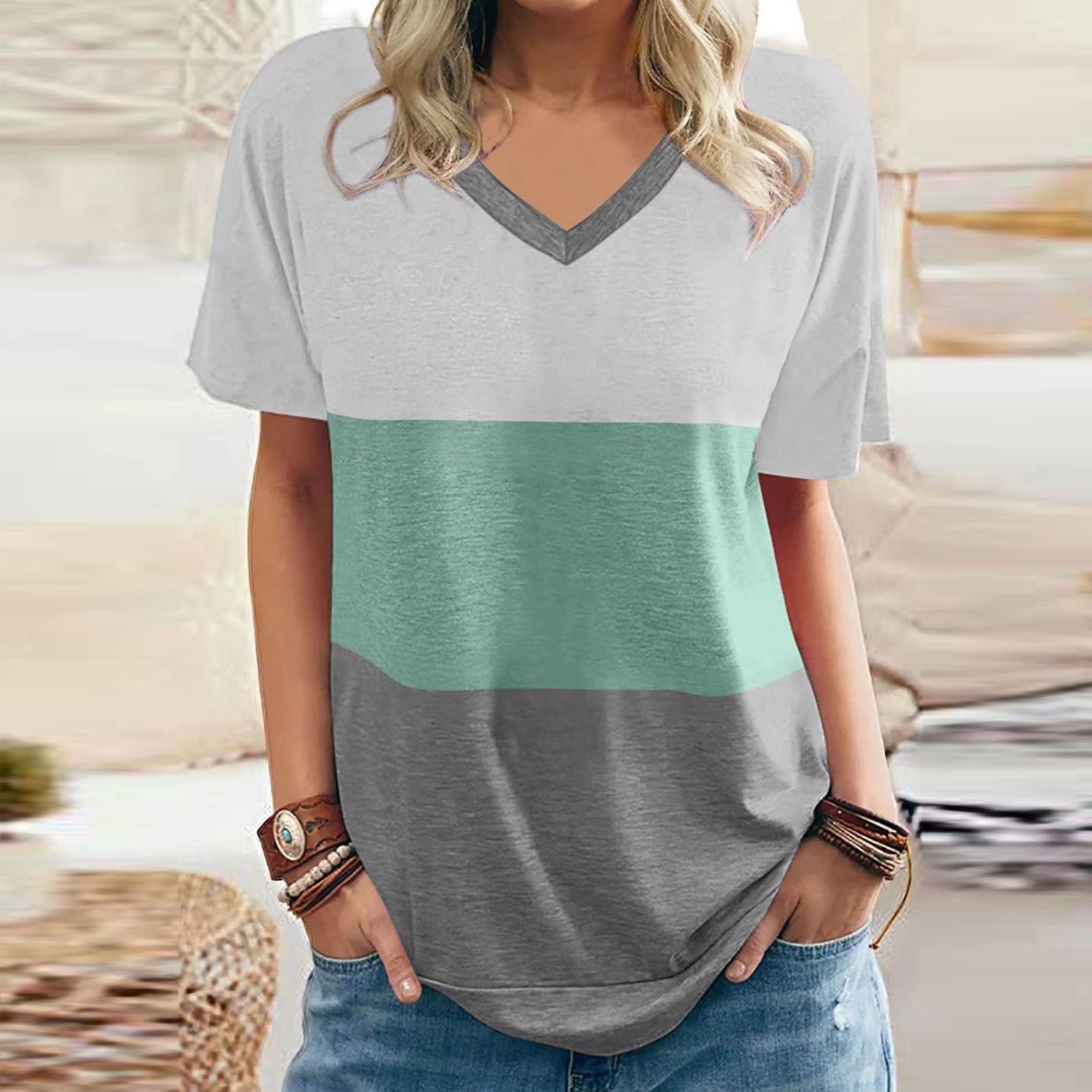 Women Shirt Super Soft Women Loose All-Match T-Shirt Garment