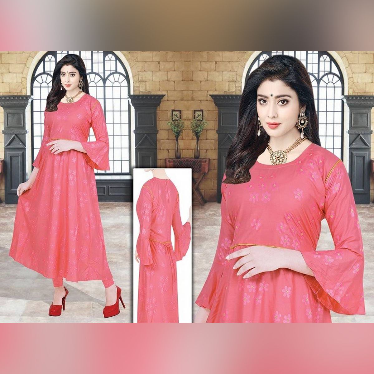 High Quality Cotton Fabrics, Gown for Women  1 pcs