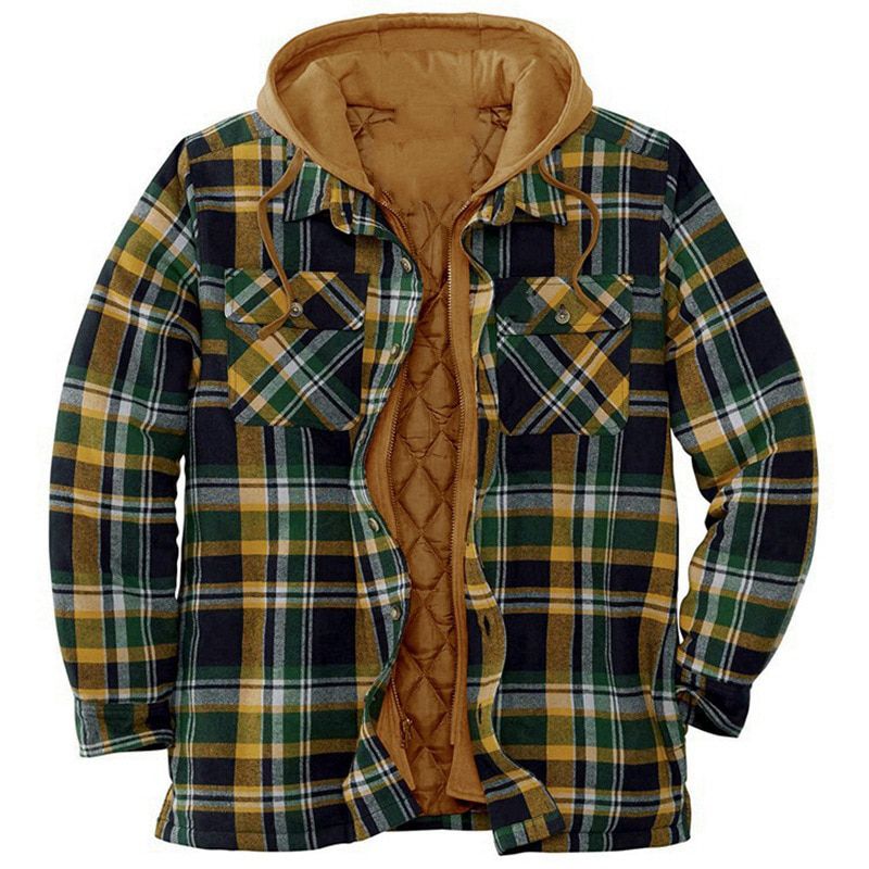 Cotton Jacket Male European And American Winter Thick Warm Fashion Long-sleeved Loose Hooded Men Jacket Coats