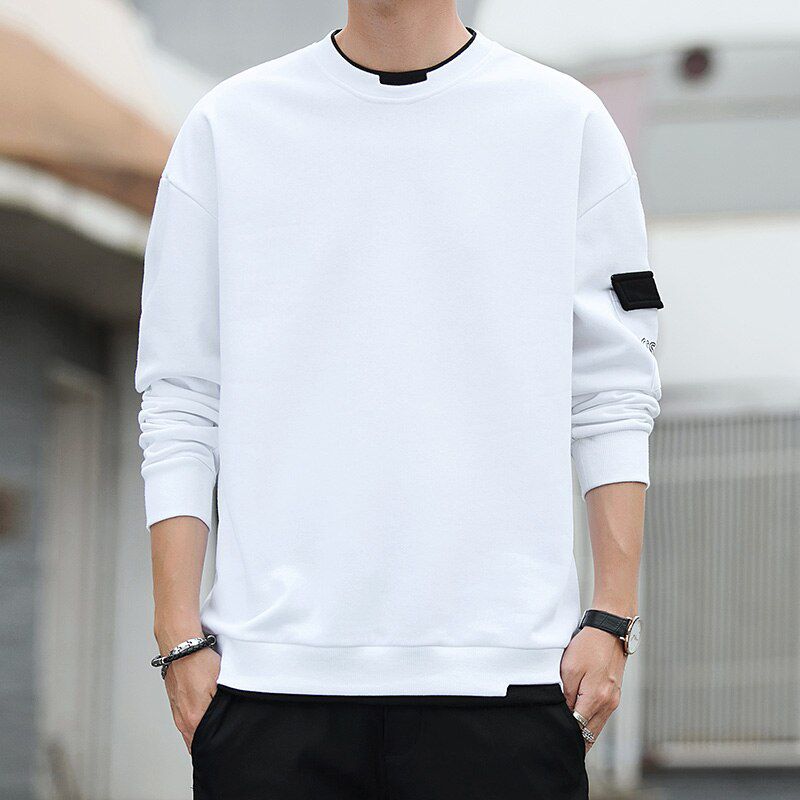Spring Men Hoodies Sweatshirts Long Sleeve Tops Solid Casual Pullover Mens Sweatshirt Brand Coats Autumn Outerwear  Hop C39