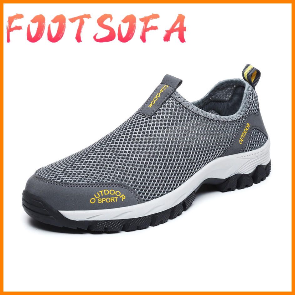 Big Size Summer Men's Shoes Men Sport Shoes Man Running Man Sports Shoes for Male Sneakers for Men Blue Tennis Gym Walking E-200