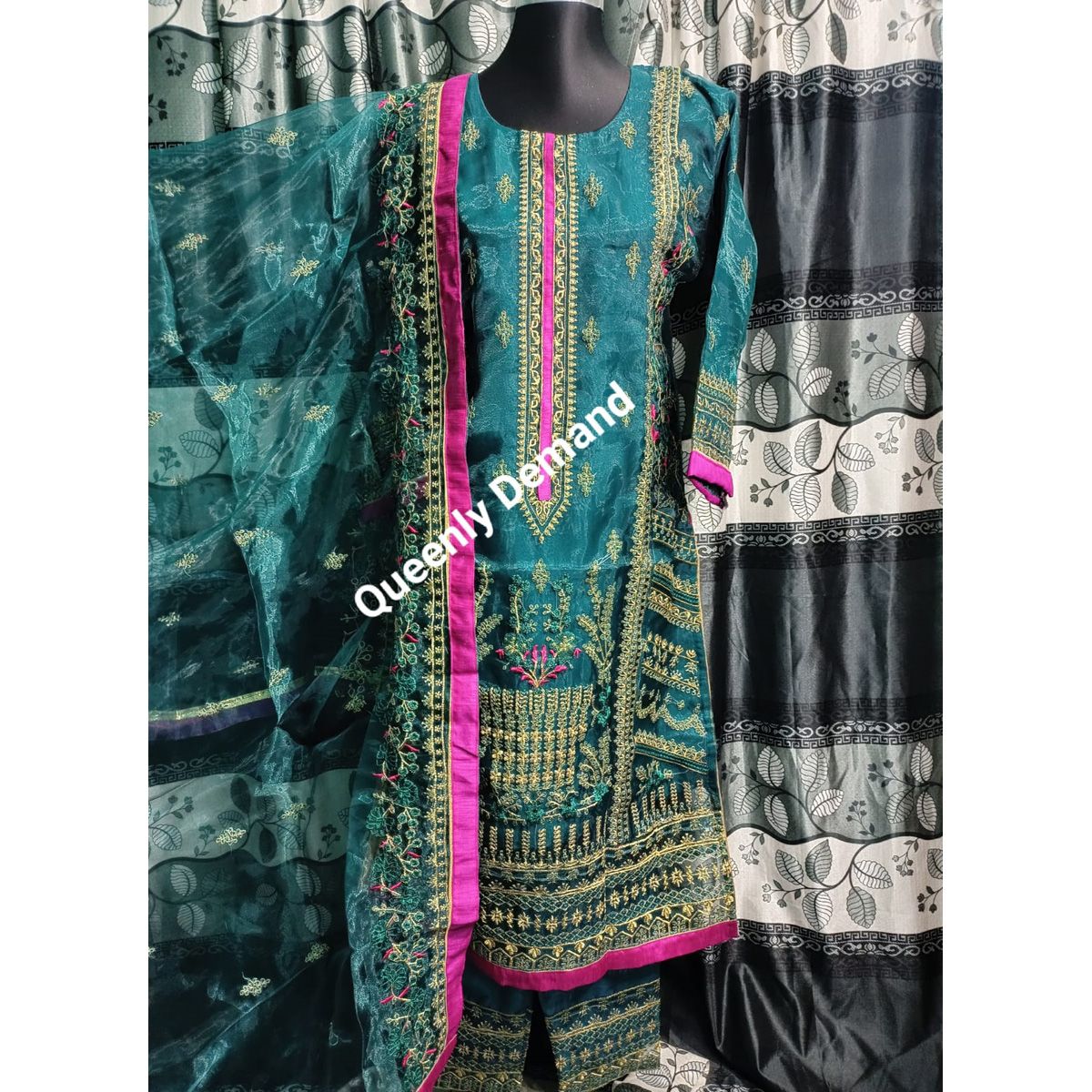 Pakistani Agha Noor Embroidery 4 piece for girls