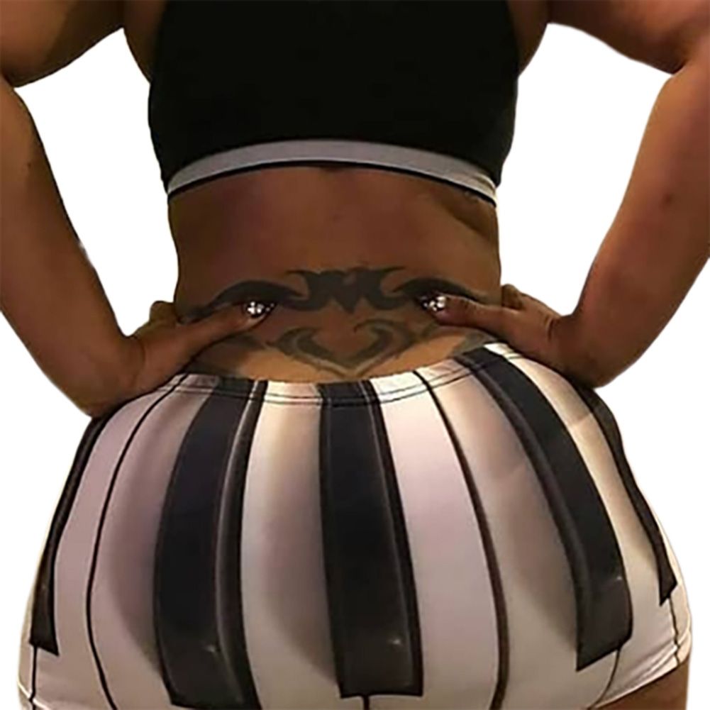 2021 Female Shorts, Floral Print High Waist Sports Pants Casual Pants for Women, S/M/L/XL/XXL