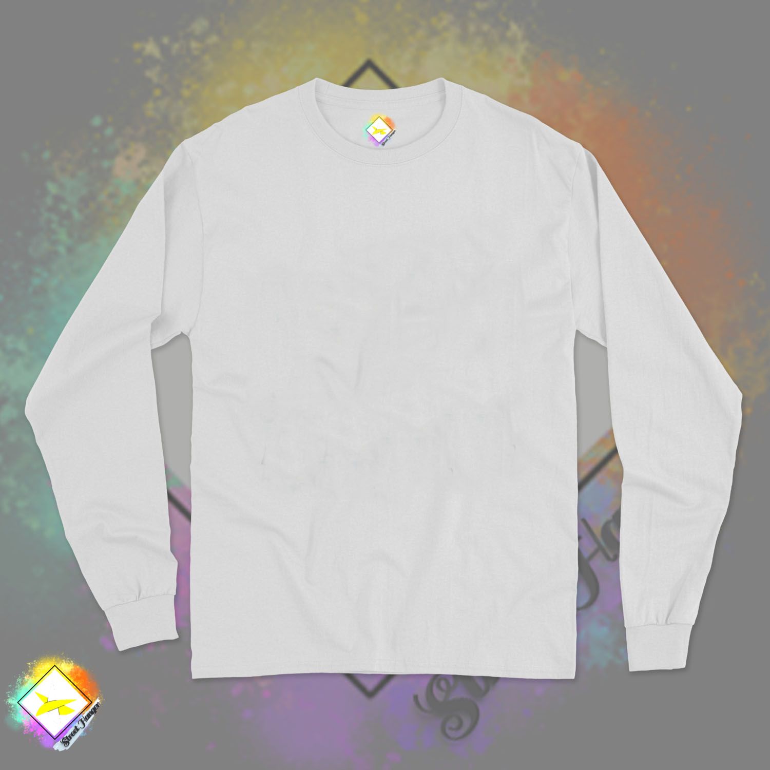 Solid White  Cotton  Premium Quality Full Sleeve T-Shirt for Unisex