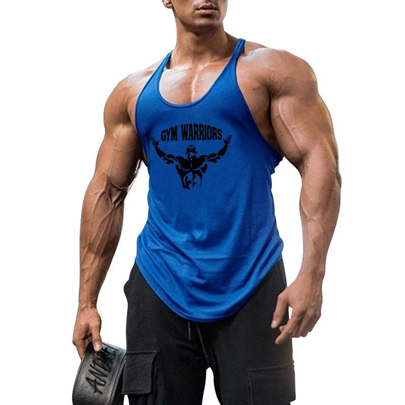 Workout Mens TaTops Shirt Gym TaTop Fitness Clothing Vest Sleeveless Cotton Man Canotte Bodybuilding Man Clothes Wear