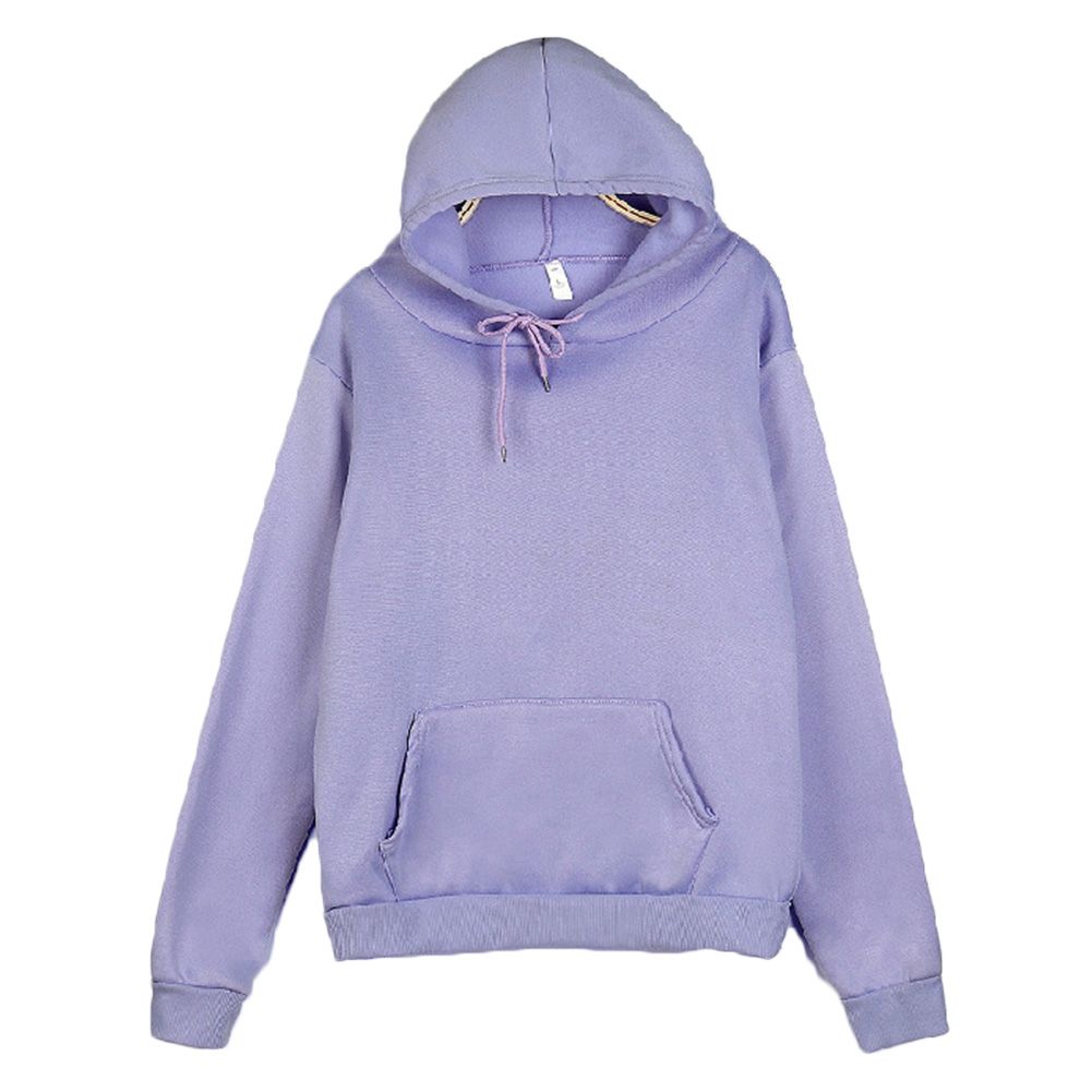 Uni Autumn Long Sleeve Hoodie Pocket Drawstring Sweatshirt