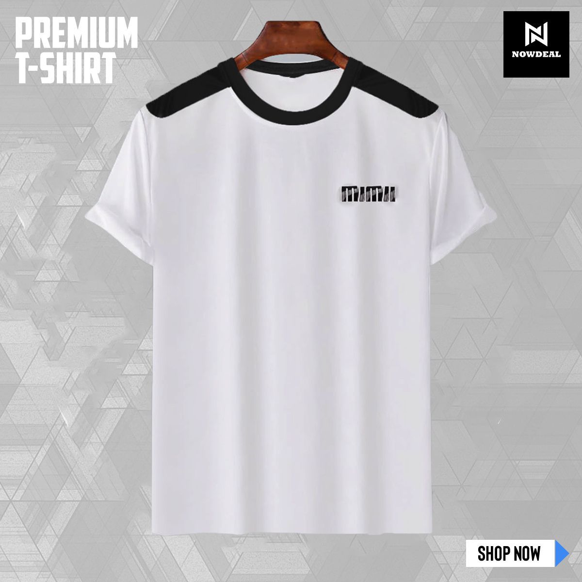 New Contrast  Short Sleeve  T shirt Comfortable for men - T Shirt For Man