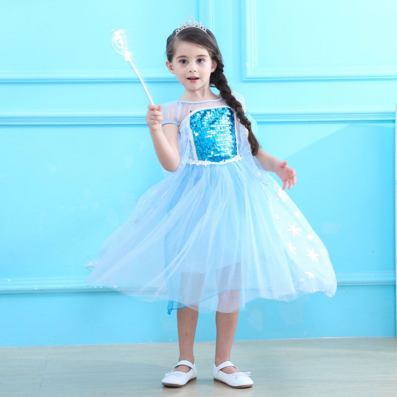 3-10 years old Teenage Girls Dress Summer Children's Clothing Party Elegant Princess Long Tulle Baby Girls Kids Lace Wedding Ceremony Dresses with Portability