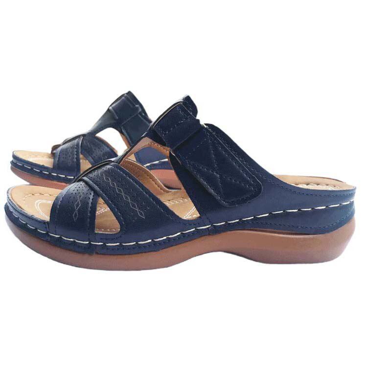 Women Slippers Shoes Comfy Romen Flat Wedge Beaches Summer Women Shoes Woman PU Ladies Slides Casual Woman Slippers Plus Size