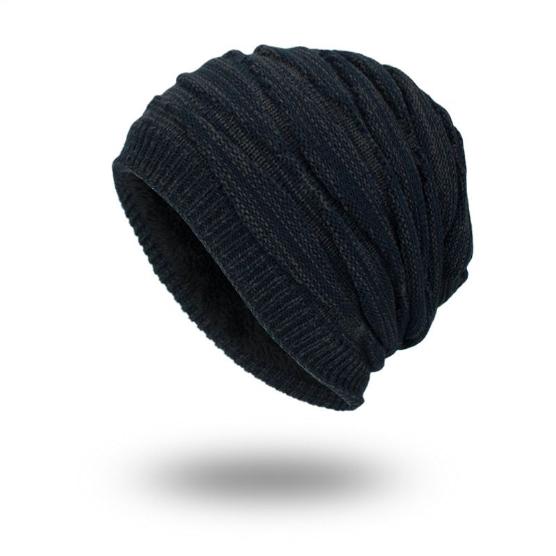 2018 Winter Beanies Solid Color Hat Unisex Plain Warm Soft Skull Knitting Cap Touca Gorro Caps For Men Women WM055