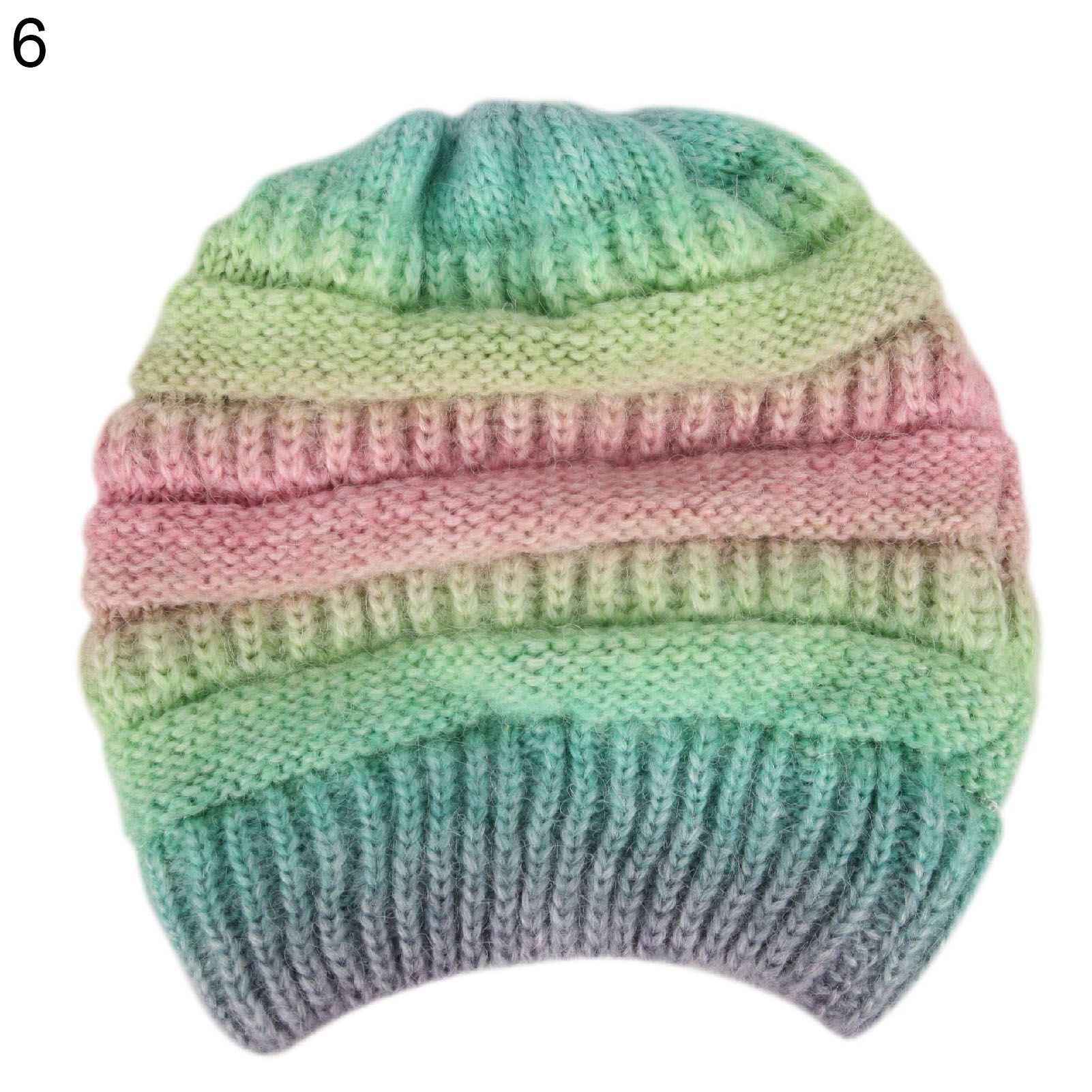 Beanie Cap Knitted Washable Lady Cap