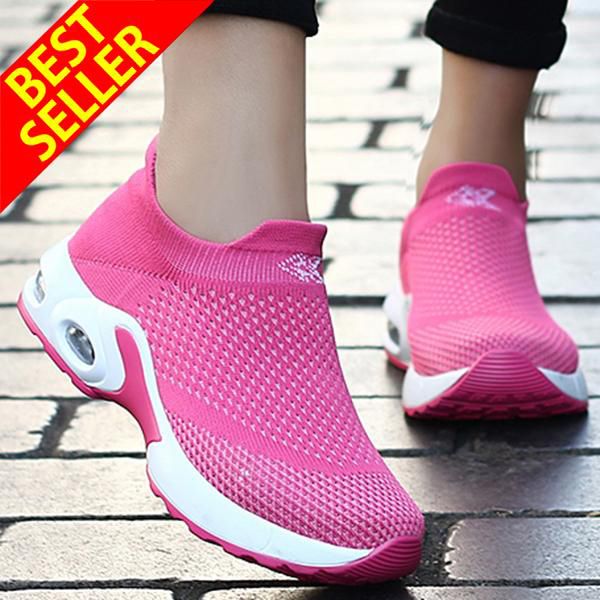 Women's Sneakers Comfortable Ladies Running Shoes Women Slip on Shoes Woman r Cushion Sport Shoes Breathable Shoes for Women