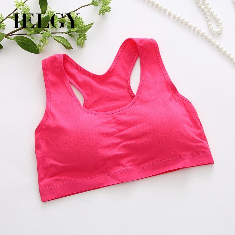 IELGY Gathering Running Bra Vestless Underwire Wrap Bra Underwear