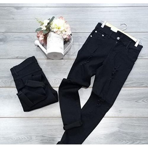 Denim Slim High Waist Trousers Leggings Jeans Pants