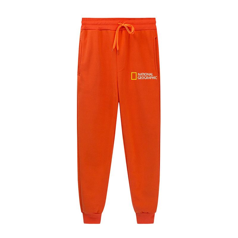 Winter Men's Fashion Fleece Hoodie National Geographic Magazine Brand Pants Casual Jogging Sportswear Sweatshirt Women's Pullove