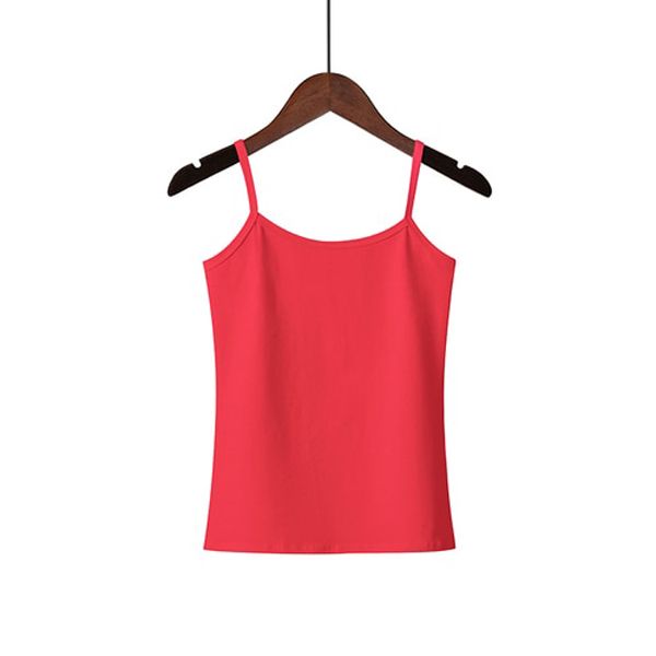 Spring Summer Tank Tops Women Sleeveless T Shirt Ladies Vest Singlets Camisole Cotton Ladies Vest 16 Colors 3XL