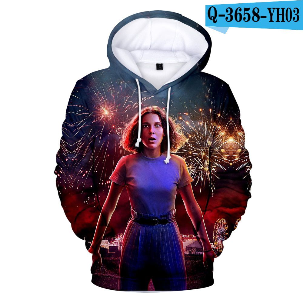 Men's Hoodie Stranger Things Season 3 Sweatshirt Tv Series Stranger Things 3d Print Winter Warm Hoodies Tops