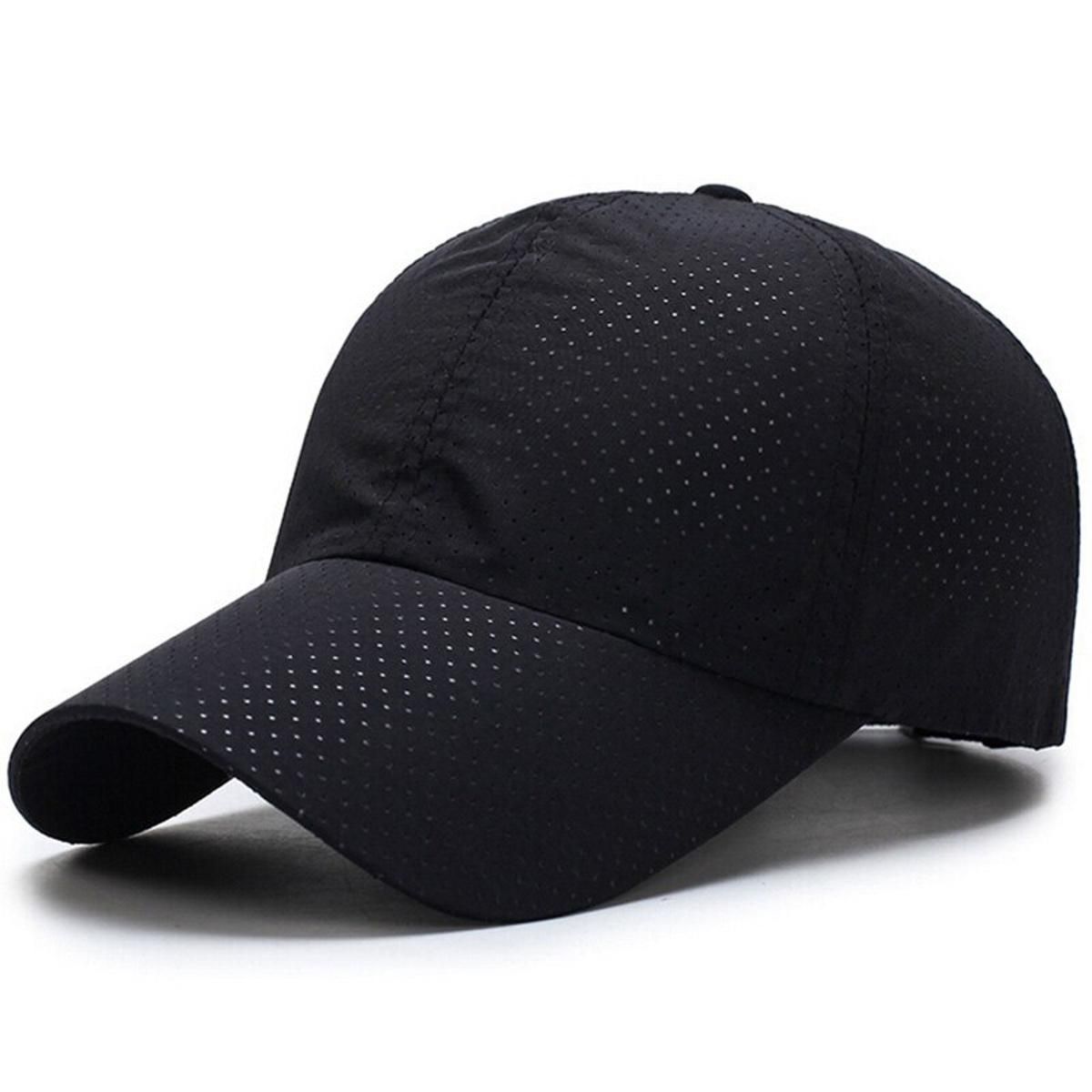 Summer Men's Breathable Mesh Hats Baseball Caps Male Solid Color Bone Snapback Hats Women Casual Baseball Hats