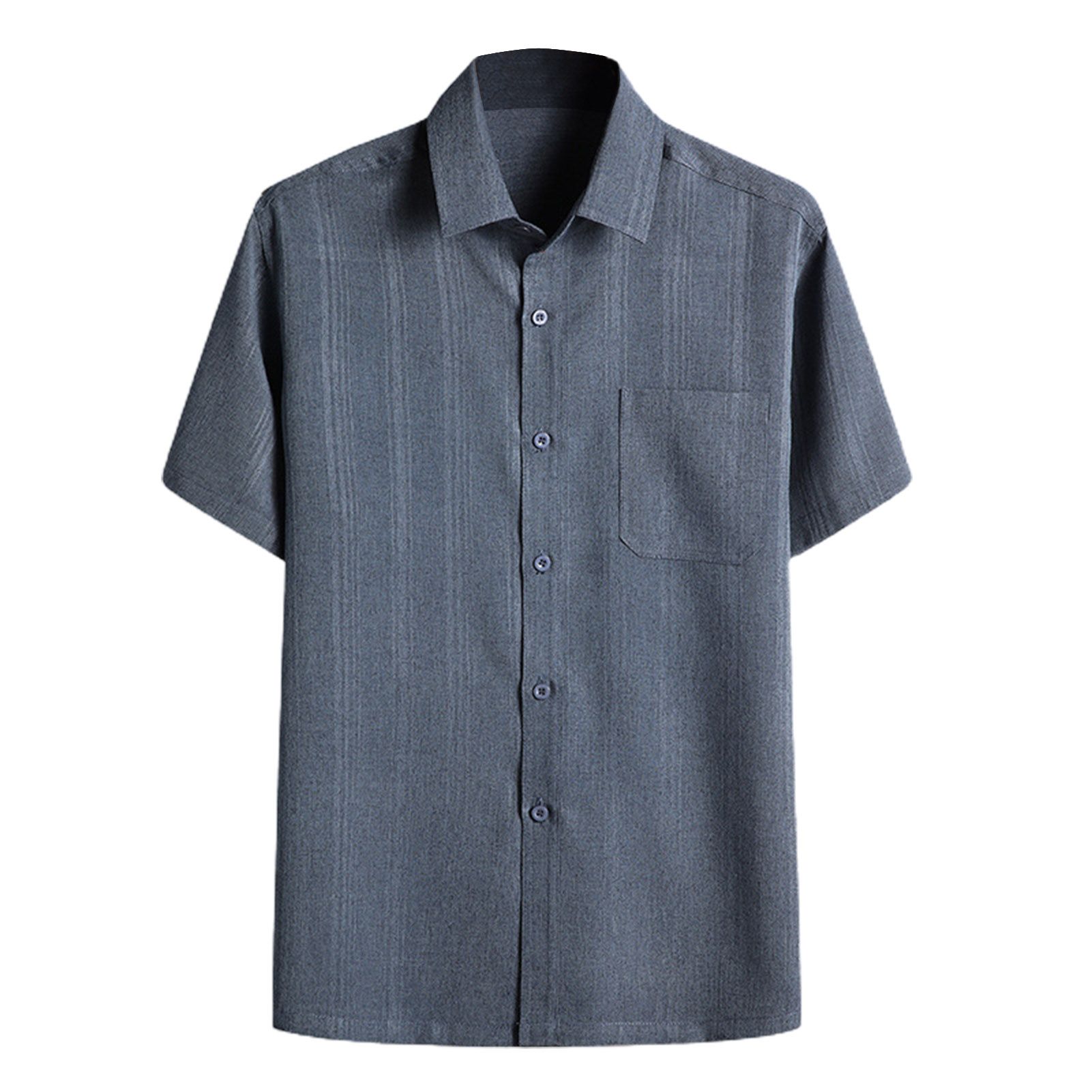 ddle Aged Shirt Short Sleeve Tament Loose-fitting Shirt