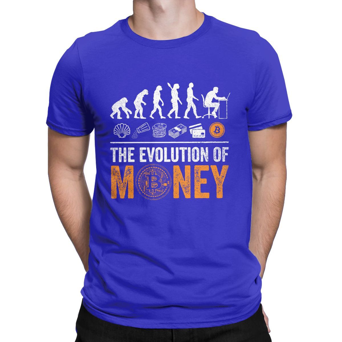 Men Women's T-Shirt TEvolution Of  Funny  Tees Crypto  Crypto T Shirts Plus Size Clothing