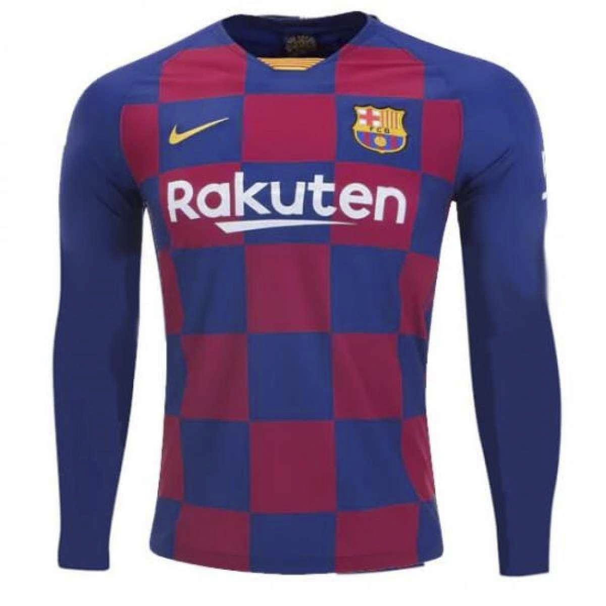 Barcelona Home Long Sleeve Regular Jersey 2019-20