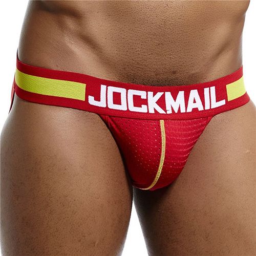 Mesh Men Sexy Jockstrap Gay jock strap jockstraps cuecas gay tangas hombre Sexy G String Cueca Gay  Lingerie