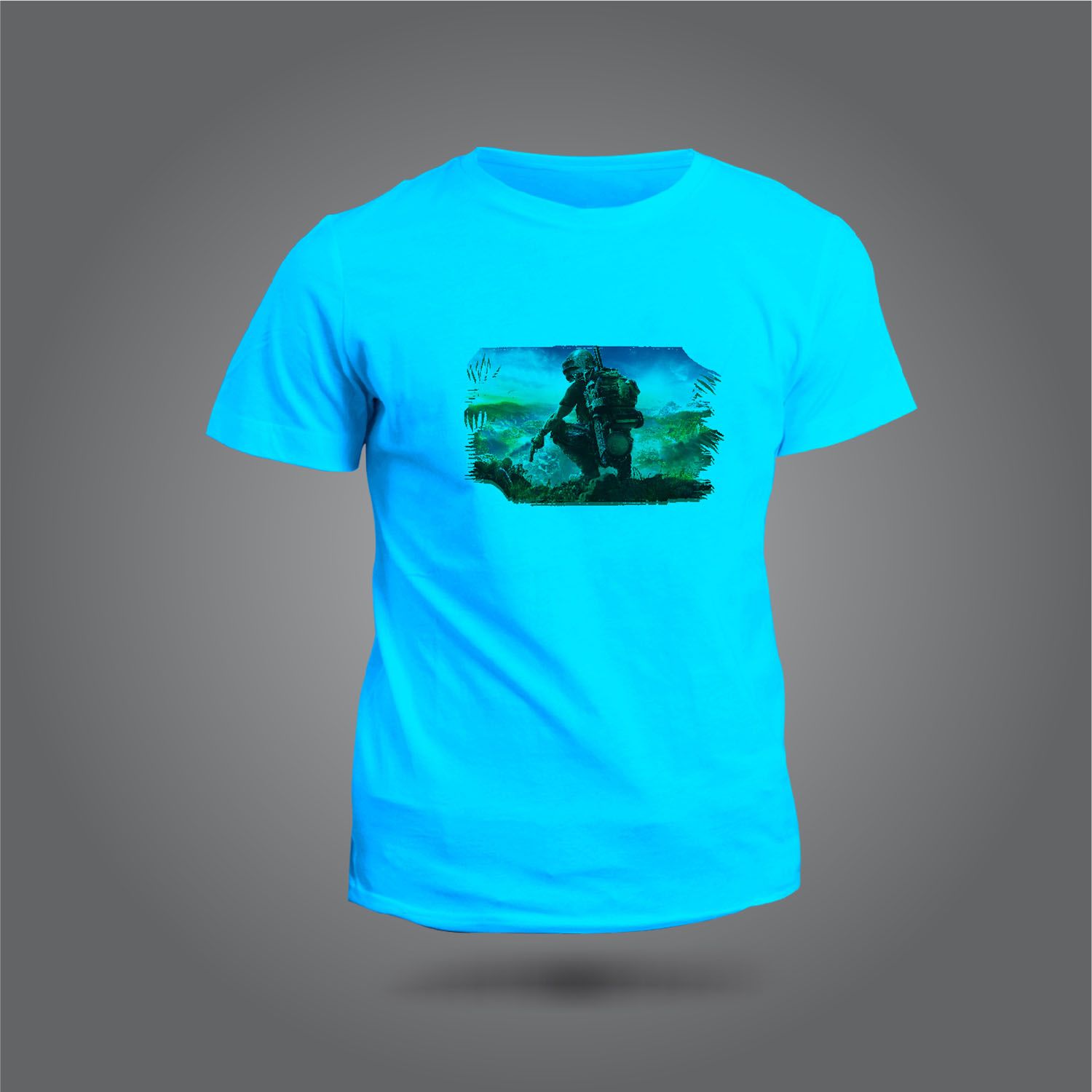 PUBG new Poster Design Sleeve Printed T-shirt Player Unknown's Battlegrounds - T Shirt - T Shirt