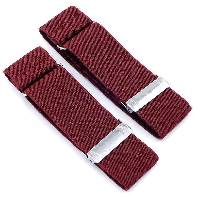 Elasticated Unisex Armbands Sleeve Garter Adjustable Gift Shirt Sleeve Holders Cufflinks Business Wedding Groom Accessories