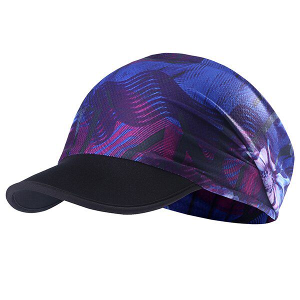 Headband Sweatband with Soft Visor High Elasticity Lightweight Multifunction Scarf tongue Cap for Women Man Breathable