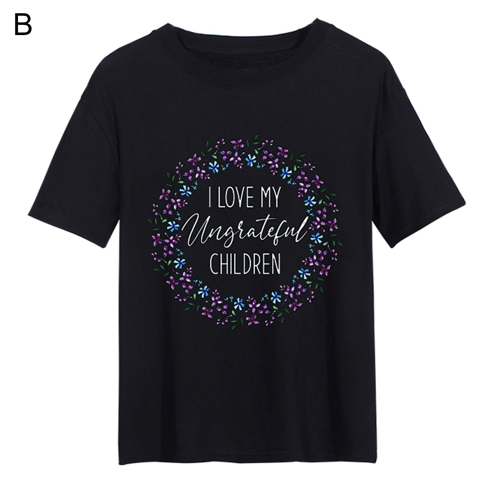 Uni T-shirt Top Comforle Decorative Mother Day Pullover Top