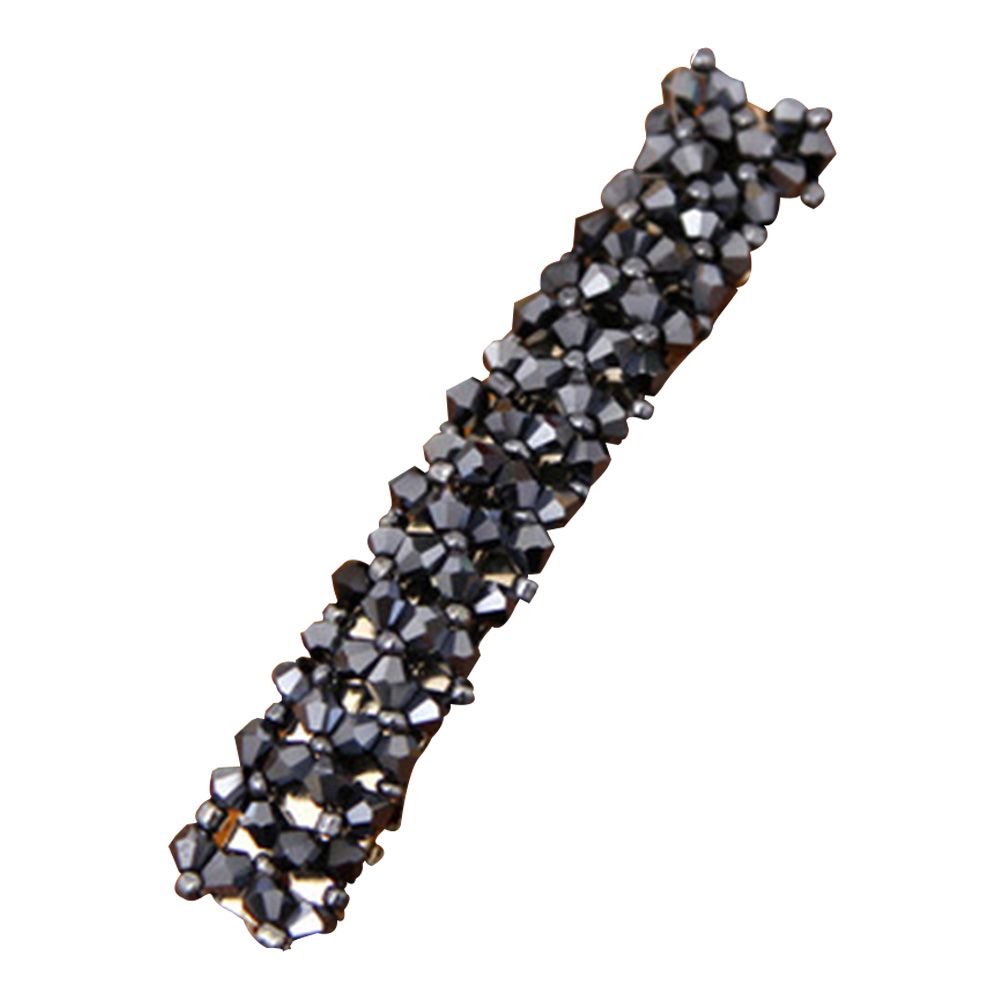 Fashion Women Bling Rhinestone Inlaid Barrette Rectangle Hairpin Hair Clip Gift