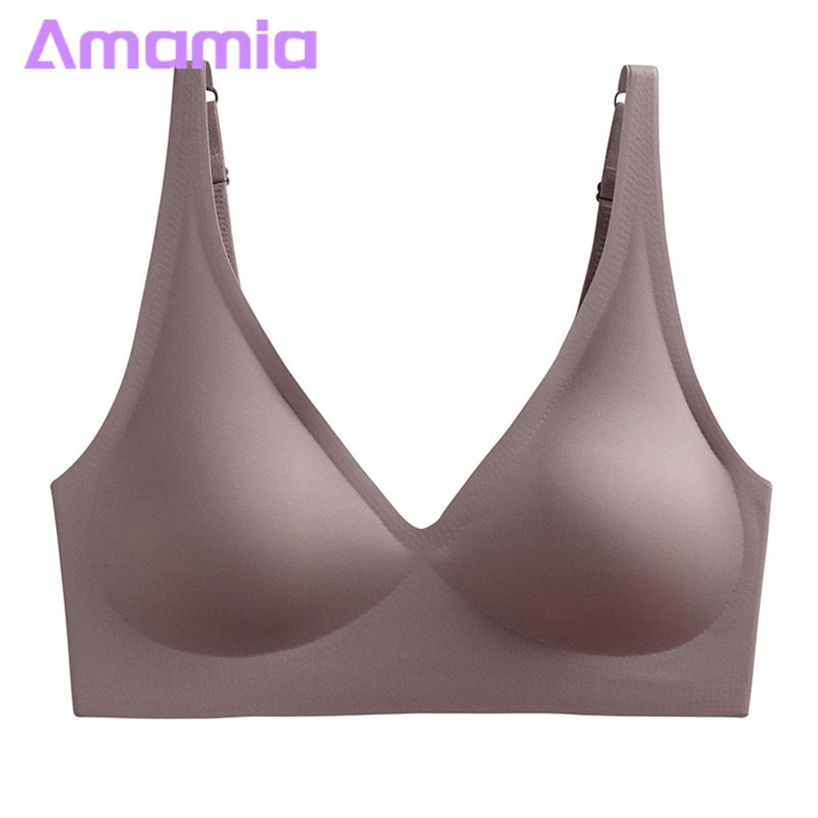 Amamia Women Underwear Push Up Adjustable Straps Wire Free Lady Bra