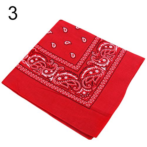 Lady Men Square Bandana Hiphop Head Wrap Headband Scarf Wristband 55 x 55cm