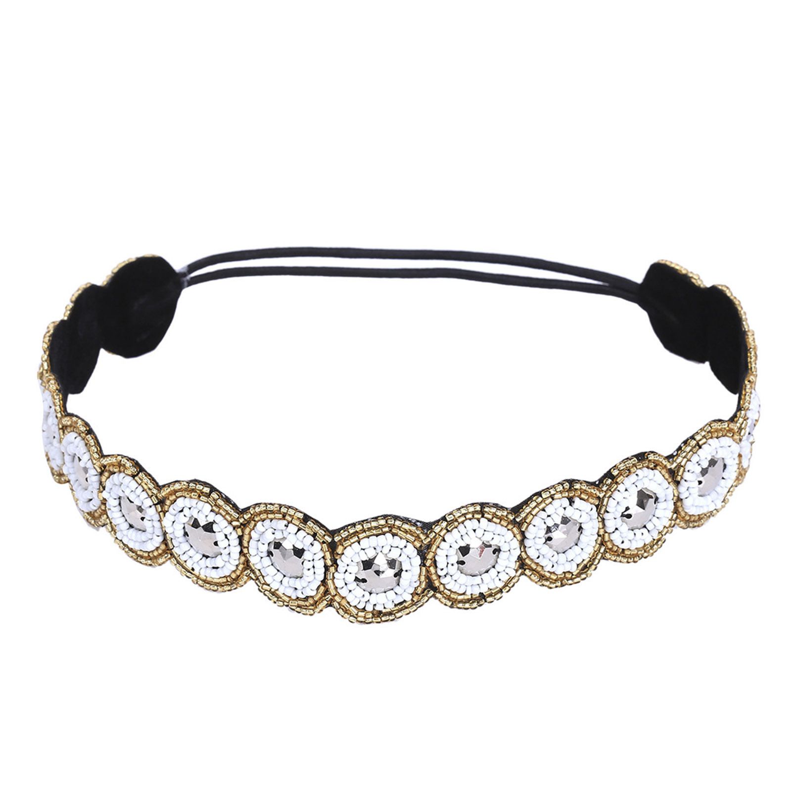 Elastic adband Delicate Ethnic Style Stretchy Lady Hair Band