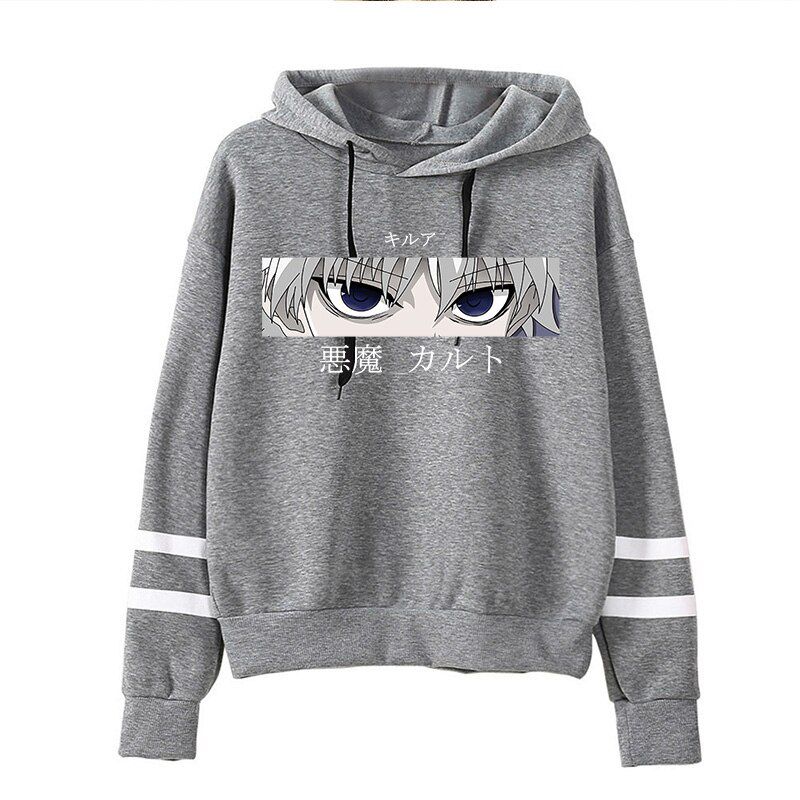 Funny Hisoka Morow Hoodies Unisex Kawaii Streetwear Hunter X Hunter Graphic Japan Anime Killua Sweatshirts Hooded