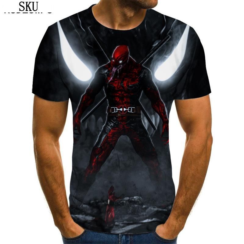 Cartoon Venom Graphic T-Shirt Men And Women 3D Printing Casual Round Neck Short-Sleeved Male T-Shirt Streetwear Summer Tops Tees