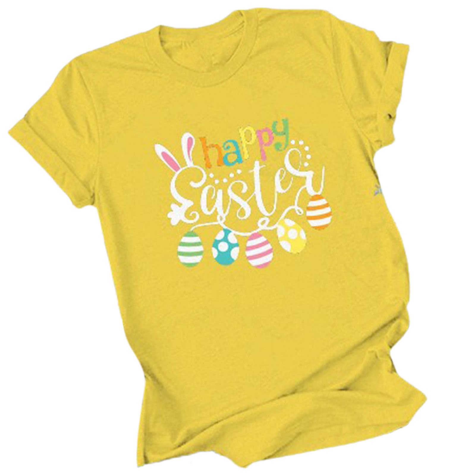 Summer T-shirts Loose Fit Round Neck Couple T-shirts