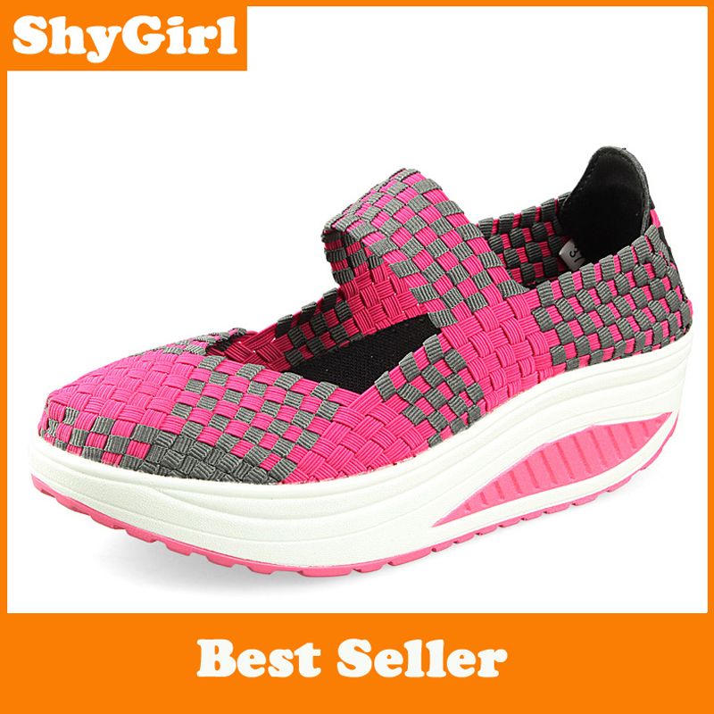 Women's Woven Shoes  Ribbon Soft Bottom Mesh Hollow Women Shoes Comfortable Leisure Shoes