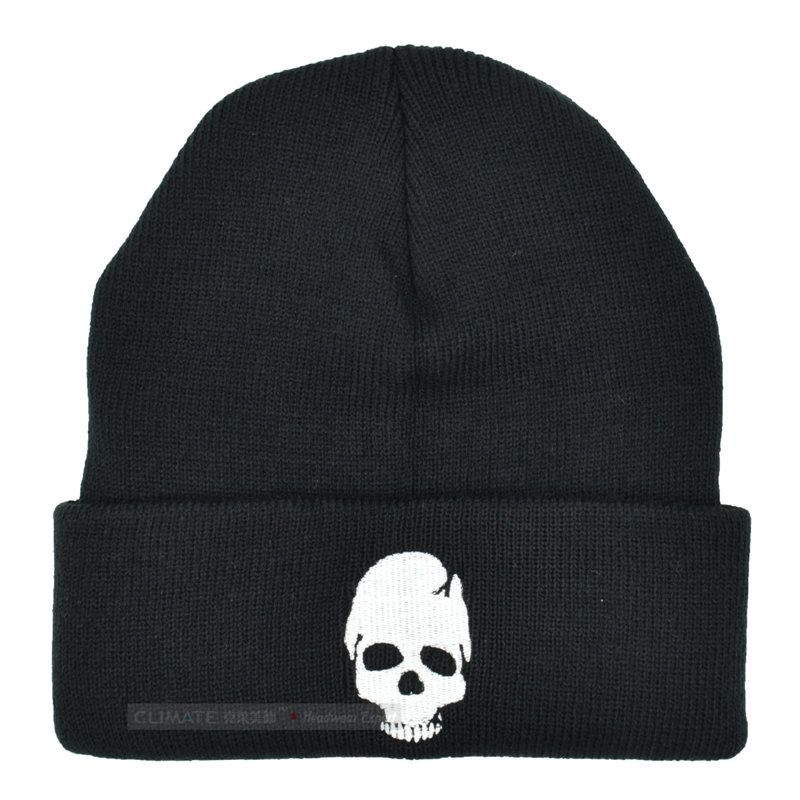 CLIMATE Skeleton Beanies Beanies Winter Hat for Men Warm Hat Beanies Skulls Cool Black Hip Hop Warm Knitted Hat for