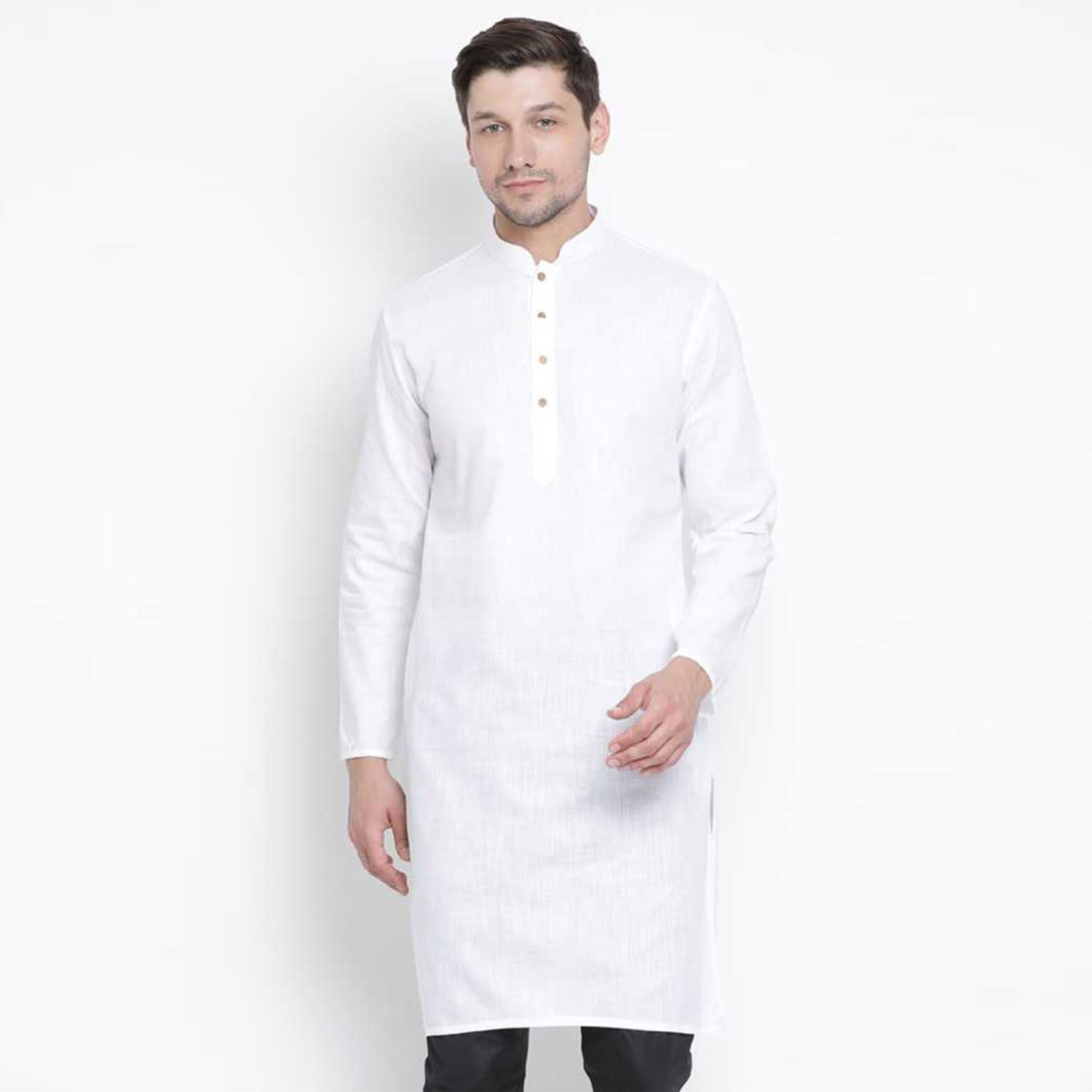 Special Cotton Panjabi for Men - White