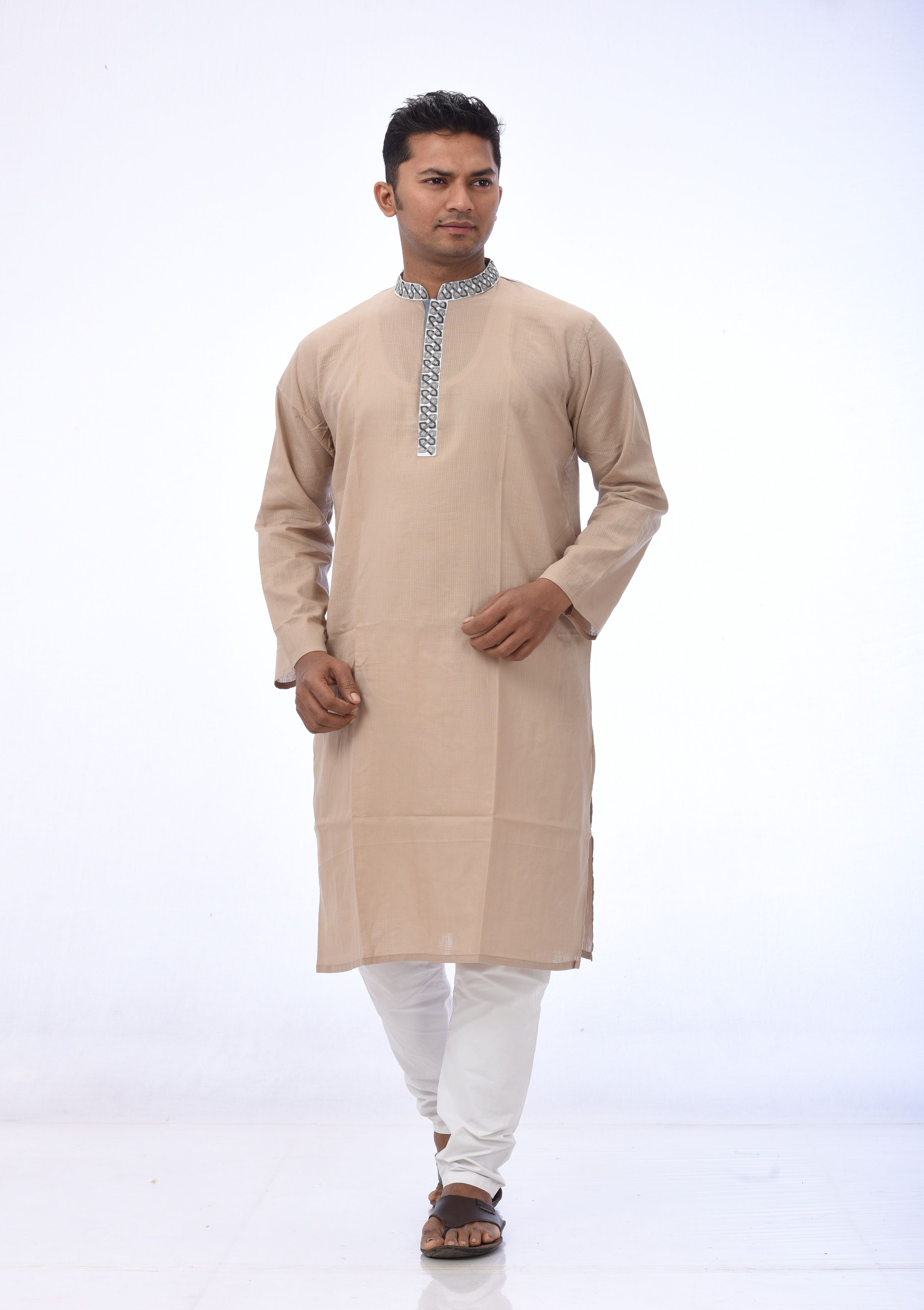 Solid Color Panjabi By M CRAFT
