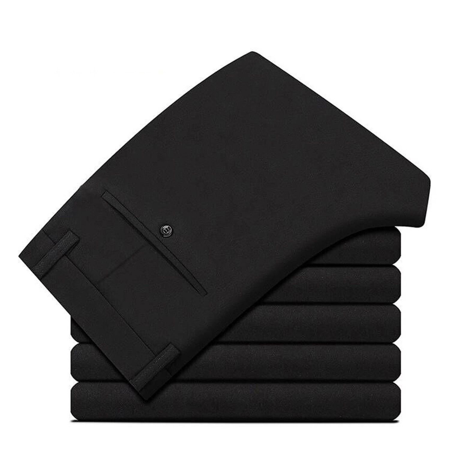 NEW 2021 Men's Spring Autumn Fashion Business Casual Long Pants Suit Pants Male Elastic Straight Formal Trousers Plus Big Size