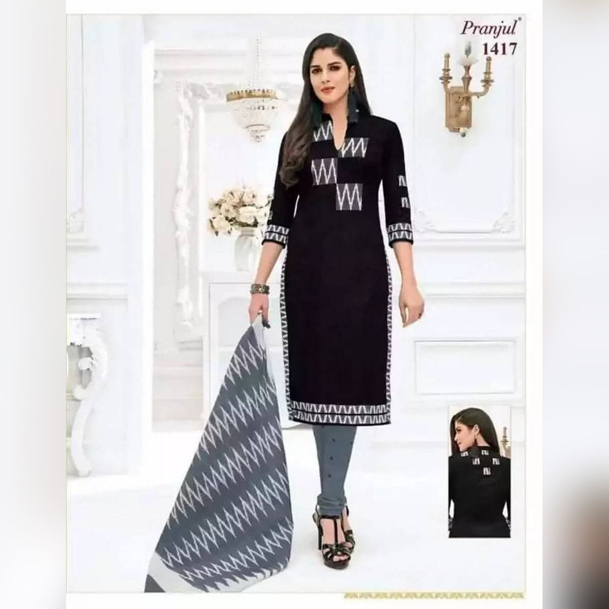 New stylish Dress Latest Stylish New Exclushive Collection Unstitched Cotton Block Printed Three piece Salwar Kameez for Women screen printed cotton 3 pieces