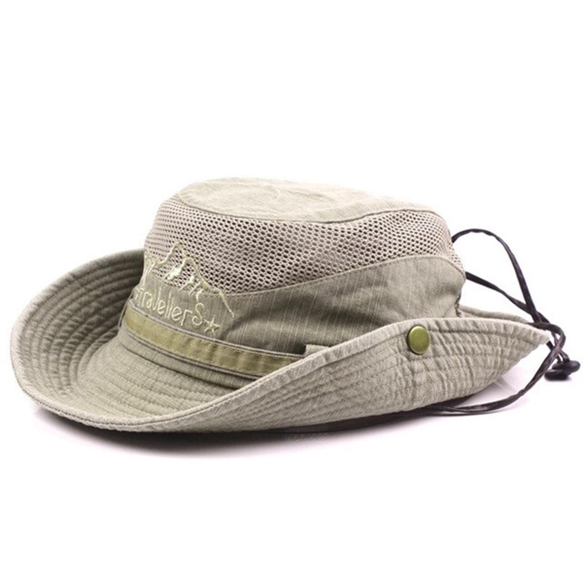 Fisherman Hat Man Go Fishing Hat Spring Summer Outdoors Sun Hat Cotton Net Cap Ma'am