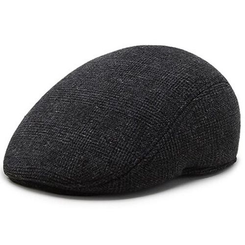 2020 Beret Femme Men Winter Square Black Beret Dad Hat Fashion Hats Classic Berets Winter Hat for French Aged Hat