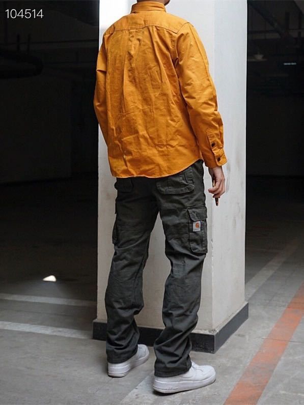 Men's Cargo Pants Loose Large Size Overalls Six Pockets Plus Straight-leg Pants Cotton Wear-Resistant Casual Pants