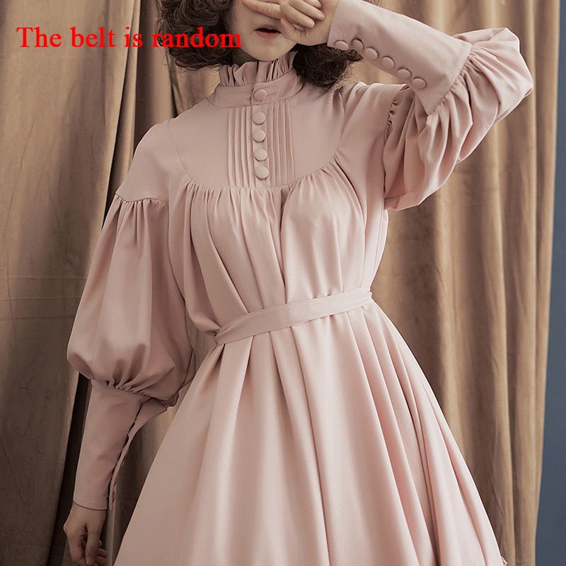 5 Colors Gothic Lolita Dress Japanese Soft Sister Black Dresses Cotton Women Princess Dress Girl Halloween Costume
